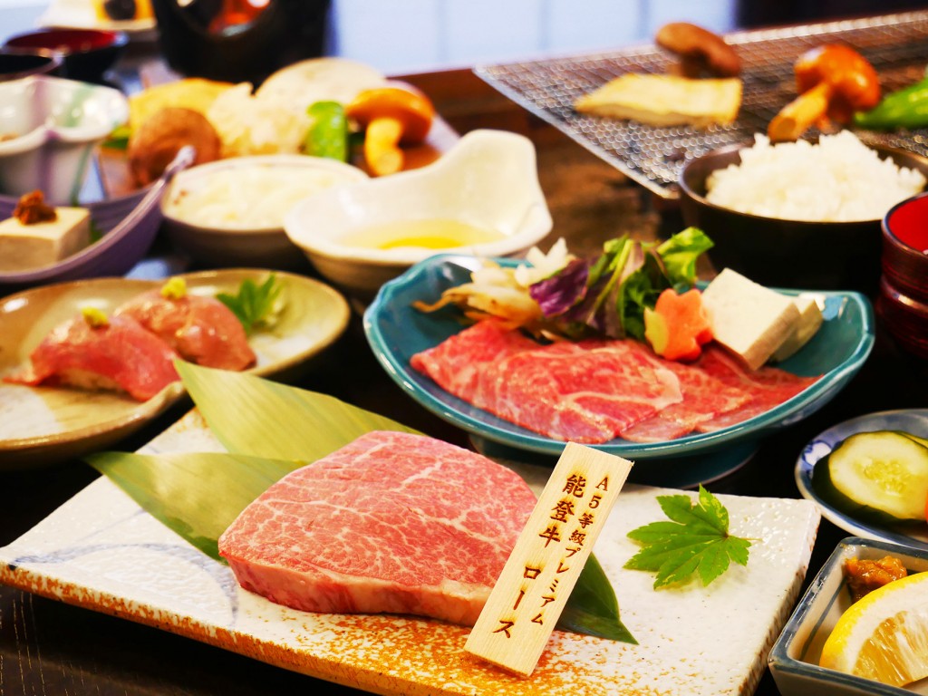 能登牛づくしランチ